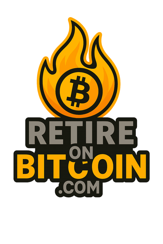 Retire on Bitcoin logo